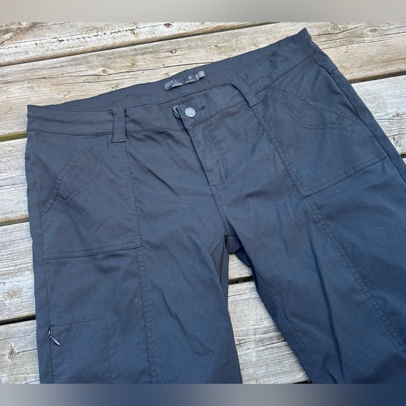 Prana Black Convertible Hiking Pants/Shorts Women's 16 - Picture 5 of 10